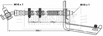 Brake Hose (BBH6805)