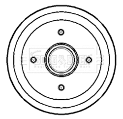 Brake Drum (BBR7149)