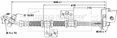 Brake Hose (BBH6669)