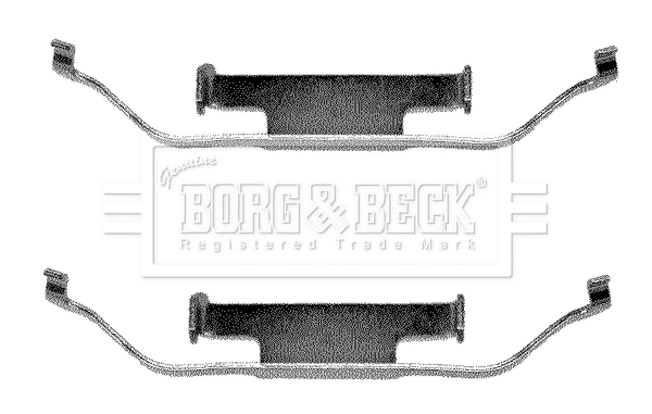 Accessory Kit, disc brake pad (BBK1012)