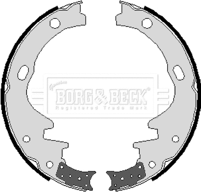 Brake Shoe Set (BBS6054)