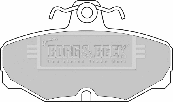 Brake Pad Set, disc brake (BBP1302)