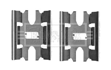 Accessory Kit, disc brake pad (BBK1406)
