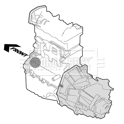 Mounting, engine