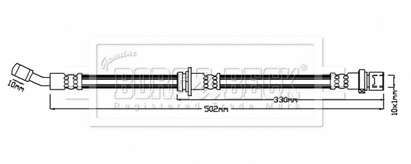 Brake Hose (BBH8843)