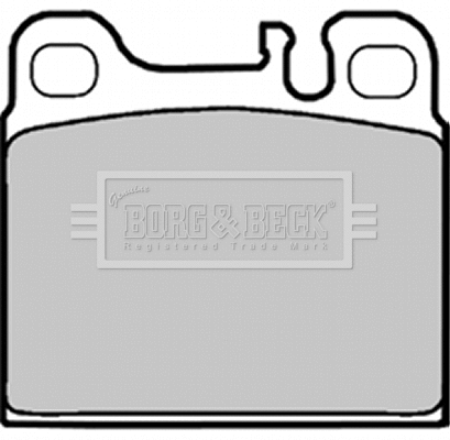 Brake Pad Set, disc brake (BBP1158)