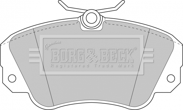 Brake Pad Set, disc brake (BBP1448)