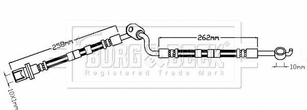 Brake Hose (BBH8415)