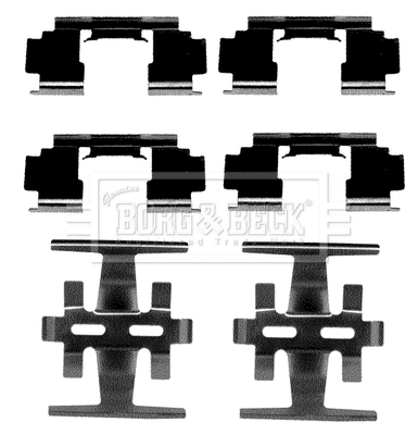 Accessory Kit, disc brake pad (BBK1054)