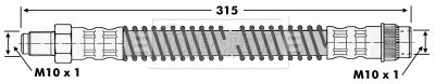 Brake Hose (BBH6255)