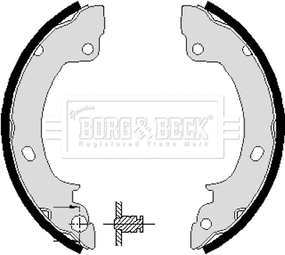 Brake Shoe Set (BBS6100)