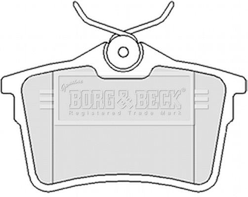 Brake Pad Set, disc brake (BBP2063)