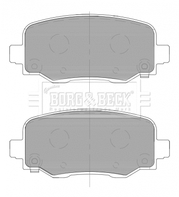 Brake Pad Set, disc brake (BBP2466)