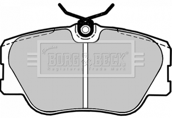 Brake Pad Set, disc brake (BBP1042)