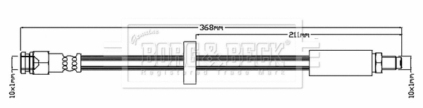 Brake Hose (BBH6776)