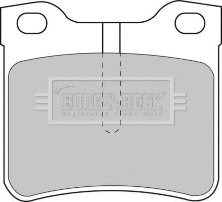 Brake Pad Set, disc brake (BBP1539)