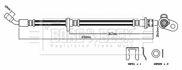 Brake Hose (BBH7438)