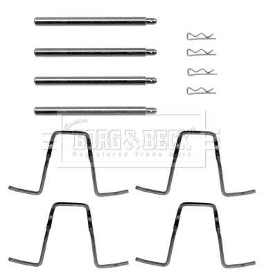 Accessory Kit, disc brake pad (BBK1088)
