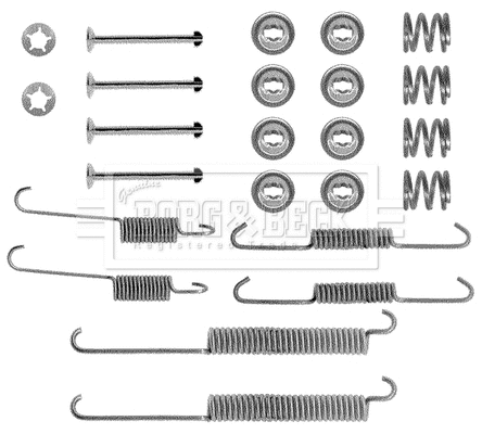 Accessory Kit, brake shoes (BBK6132)