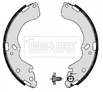 Brake Shoe Set (BBS6277)