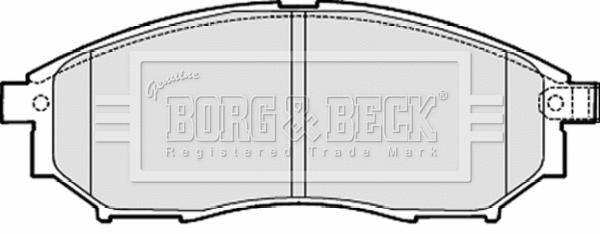Brake Pad Set, disc brake (BBP2060)