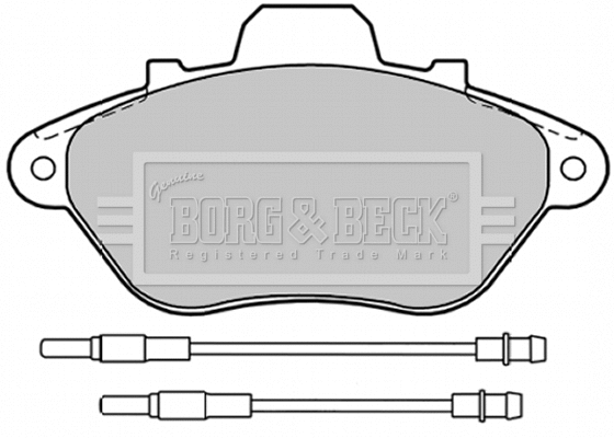 Brake Pad Set, disc brake (BBP1199)