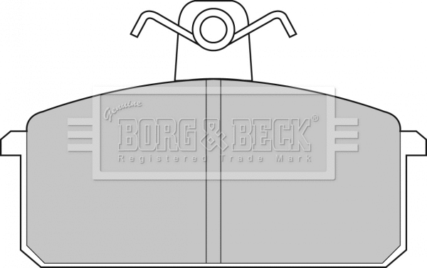 Brake Pad Set, disc brake (BBP1348)