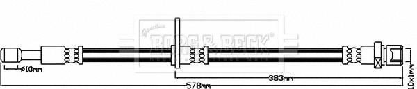 Brake Hose (BBH8201)