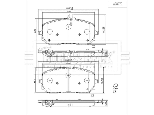 Brake Pad Set, disc brake