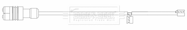 Warning Contact, brake pad wear (BWL3178)