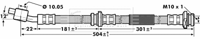 Brake Hose (BBH7144)