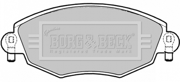 Brake Pad Set, disc brake (BBP1706)