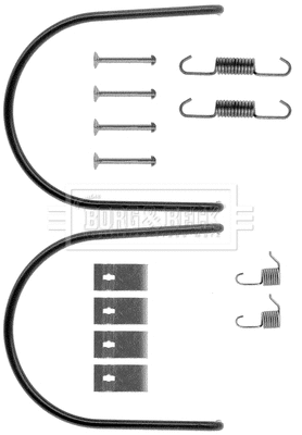 Accessory Kit, brake shoes (BBK6012)