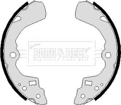 Brake Shoe Set (BBS6236)