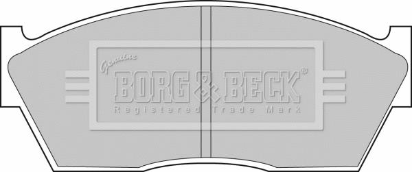 Brake Pad Set, disc brake (BBP1077)
