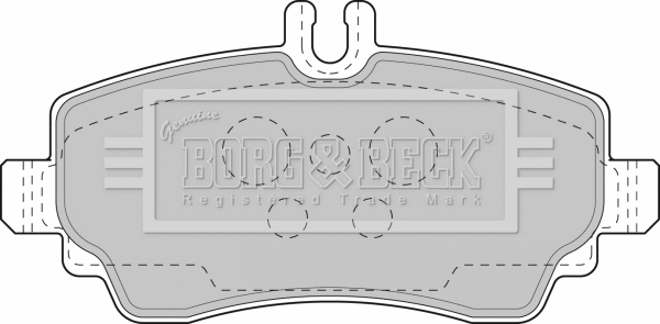Brake Pad Set, disc brake (BBP1752)