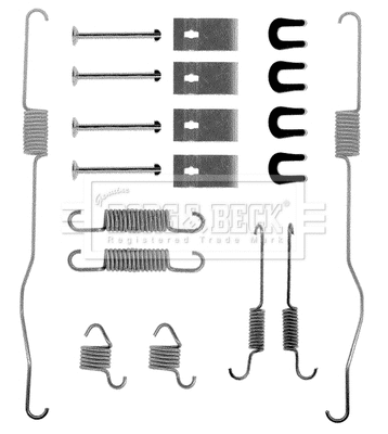 Accessory Kit, parking brake shoes (BBK6016)