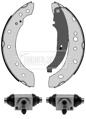 Brake Shoe Set (BBS1138K)