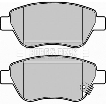 Brake Pad Set, disc brake (BBP2000)