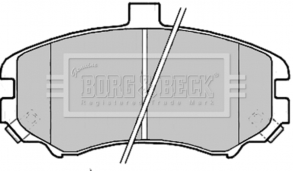 Brake Pad Set, disc brake (BBP2203)