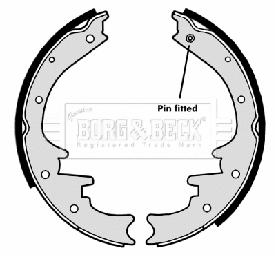 Brake Shoe Set (BBS6318)