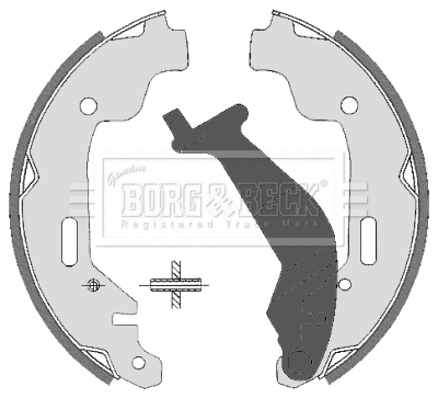 Brake Shoe Set (BBS6326)