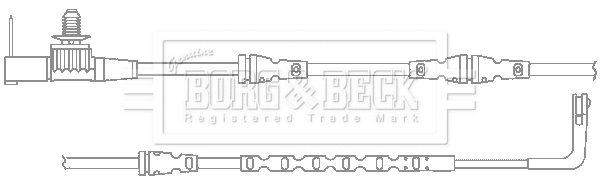 Warning Contact, brake pad wear (BWL3118)