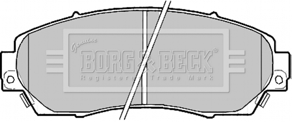 Brake Pad Set, disc brake (BBP2204)