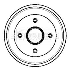 Brake Drum (BBR7065)