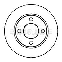 Brake Disc (BBD4134)