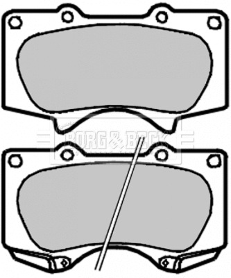 Brake Pad Set, disc brake (BBP1927)