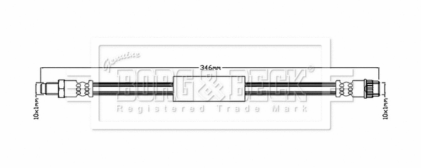 Brake Hose (BBH8851)