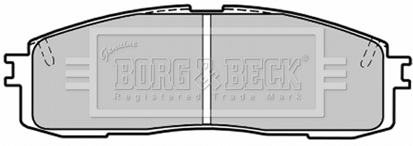 Brake Pad Set, disc brake (BBP1203)