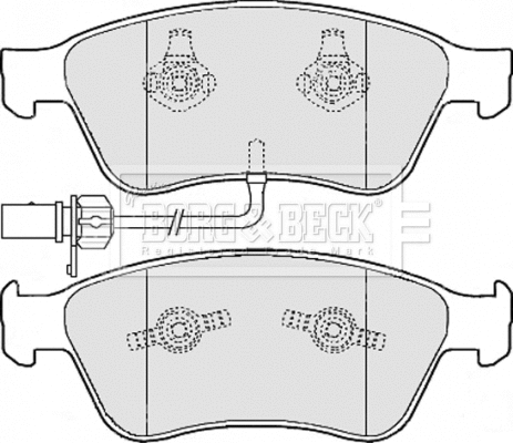 Brake Pad Set, disc brake (BBP2111)